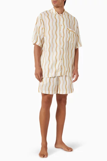 Cassio Shirt in Linen & Viscose