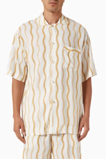 Cassio Shirt in Linen & Viscose