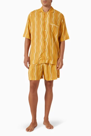 Cassio Shirt in Linen & Viscose