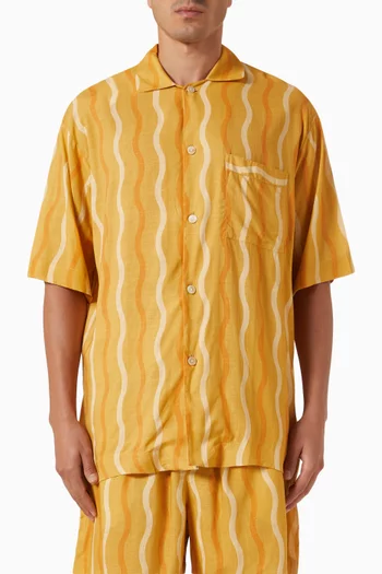 Cassio Shirt in Linen & Viscose