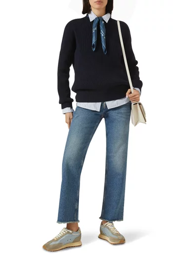 Round-neck Sweater in Knit