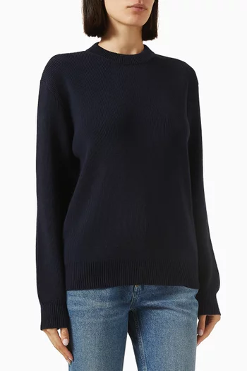 Round-neck Sweater in Knit