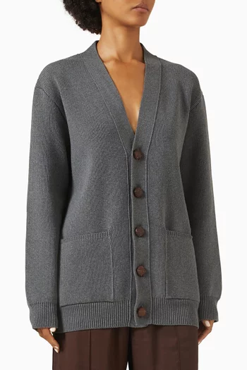 Darnelle Oversized Cardigan in Cotton-blend