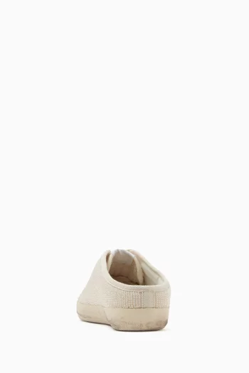 Super-Star Beaded Sabot Sneakers in Canvas