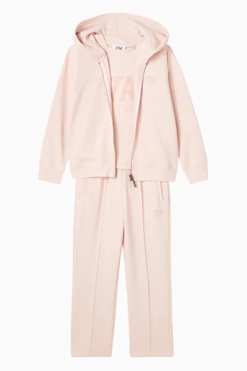 Zipped Hoodie in Cotton