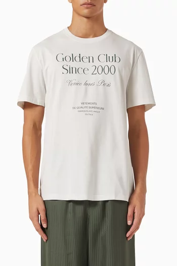 Printed T-shirt in Cotton