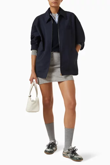 Logo Dress in Rib-jersey