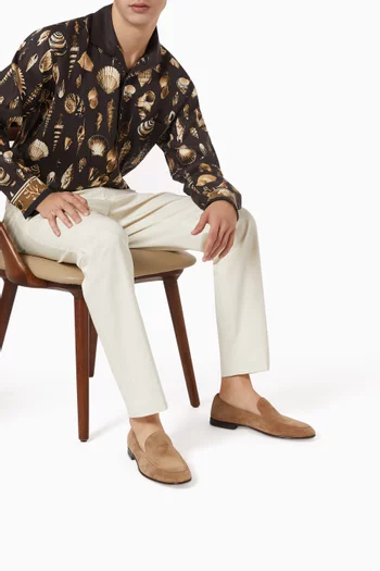 Loafers in Suede