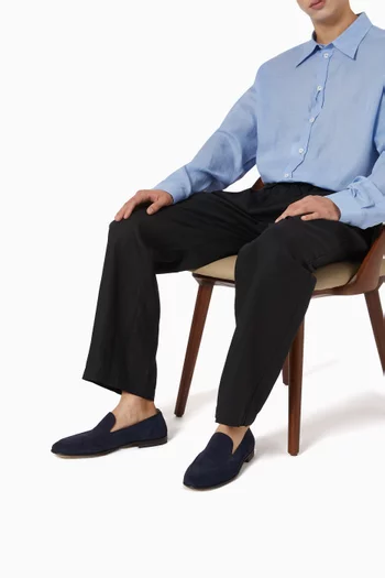 Loafers in Suede