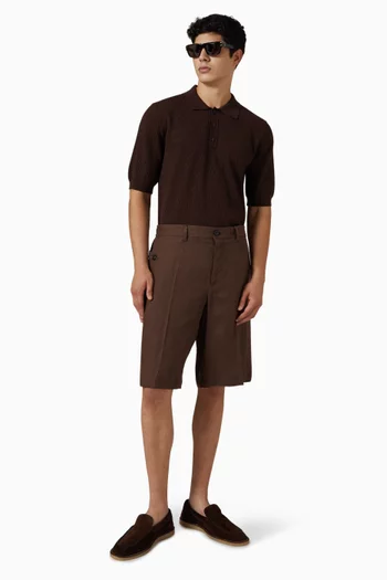 Tailored Shorts in Linen