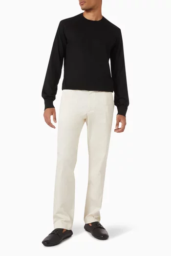 Crewneck Sweater in Silk