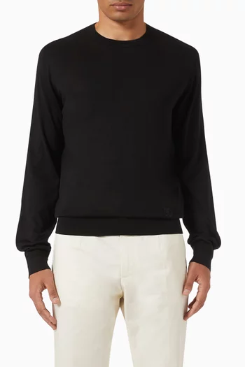Crewneck Sweater in Silk