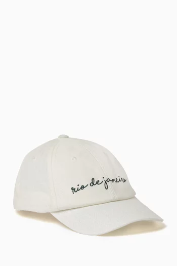 Fernando Baseball Cap in Linen