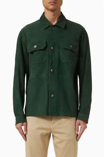 Ravi Overshirt in Suede