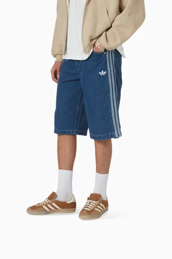 Gazelle Indoor Sneakers in Knit & Leather