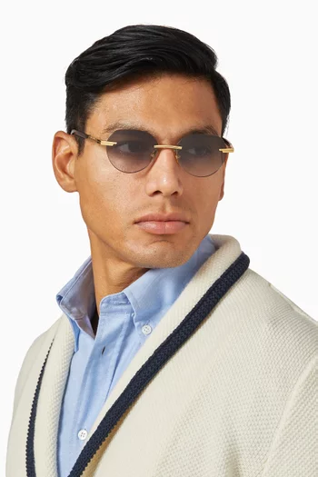 Glaze Rimless Sunglasses