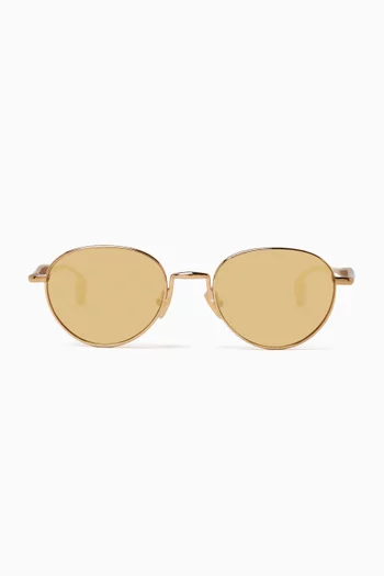Fin Panthos Sunglasses in Metal