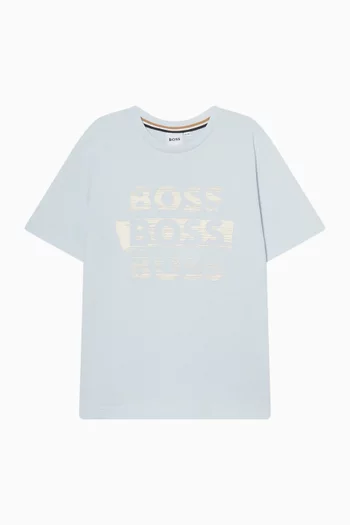 Logo Print T-shirt in Cotton