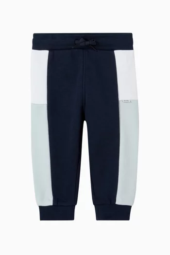 Colour-block Sweatpants in Fleece