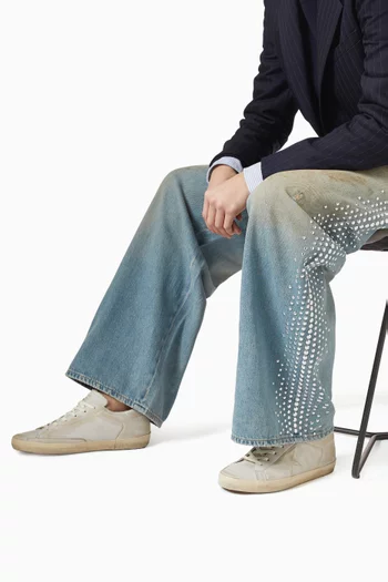 Superstar Low-top Sneakers in Leather