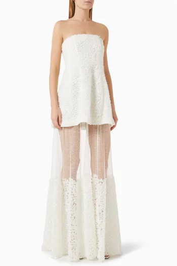 Marella Bustier Dress in Chiffon