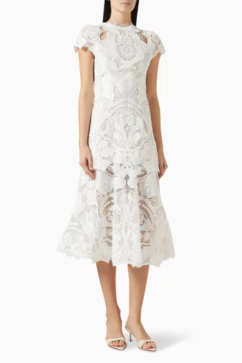 فستان سيجنتشر لورا متوسط الطول دانتيل جوبير