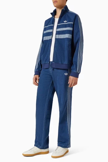 Adicolor First Track Jacket in Denim