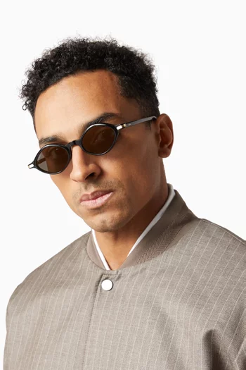 Oval Sunglasses in Acetate