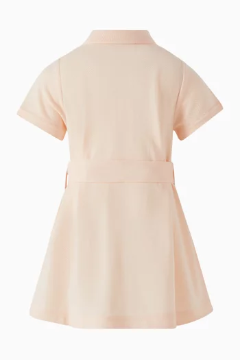 Bear Print Polo Dress