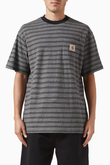 Gellar Striped T-shirt in Cotton