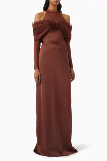 Halterrneck Gown