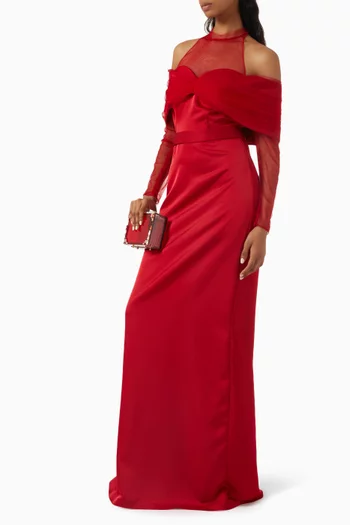 Halterrneck Gown