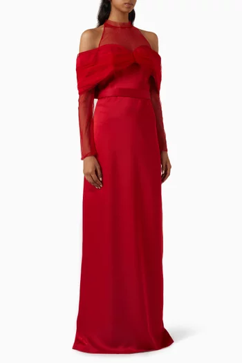 Halterrneck Gown