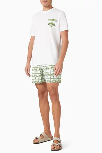 شورت سباحة بنقشة بالمار