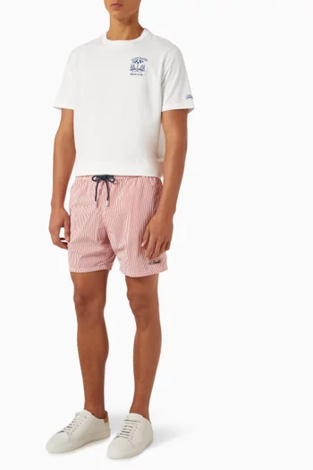 Patmos Swim Shorts in Seersucker