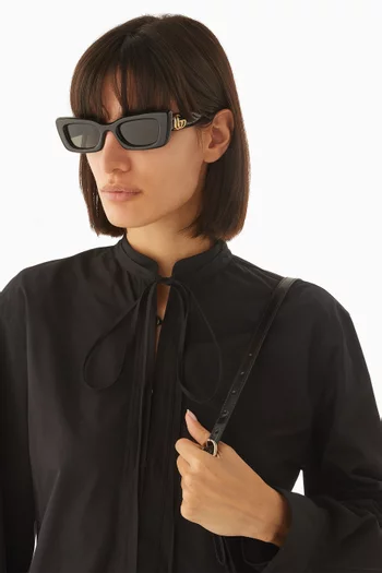 Cat-eye Sunglasses in Recycled Acetate