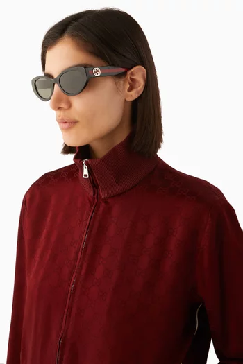 Cat-eye Sunglasses in Acetate