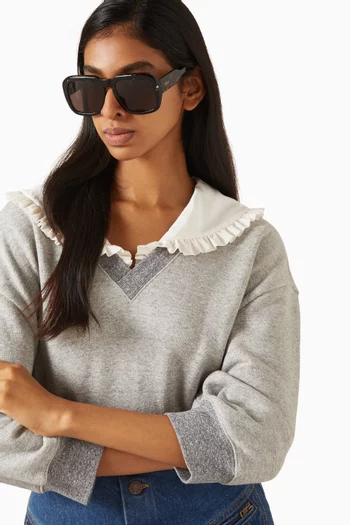 Square Sunglasses in Acetate