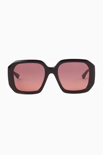 Square Sunglasses in Acetate