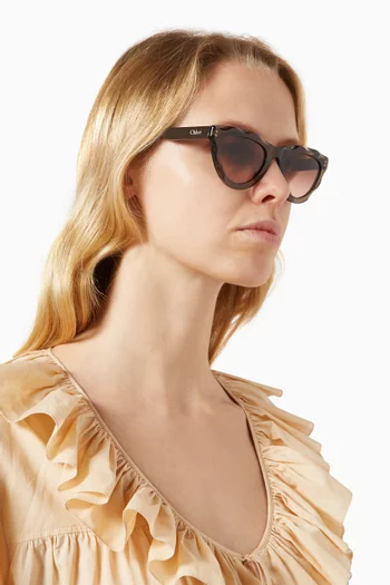 D-frame Sunglasses in Acetate