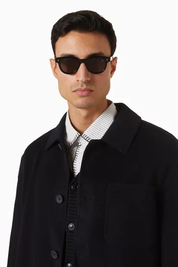 نظارة شمسية وايفارير بإطار أسيتات معاد تدويره