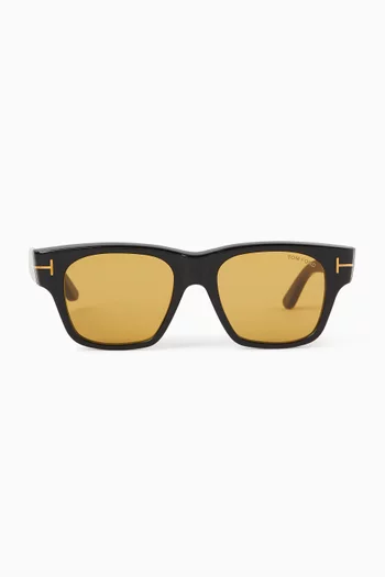 Bertram Square Sunglasses in Acetate