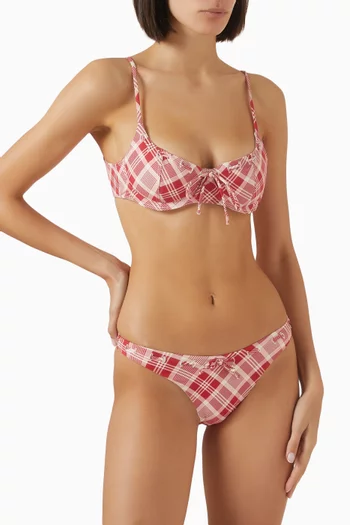 قطعة بيكيني علوية كولا بسلك سفلي فرانكيز بيكينيز x بيلا حديد