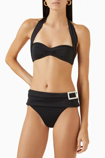 x BELLA HADID Sunday Halter Bikini Top