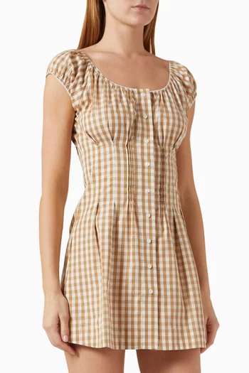 x Bella Hadid Mustang Mini Dress in Cotton