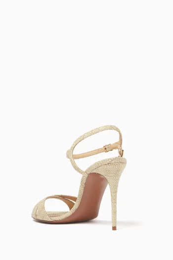 Criss-cross Sandals in Raffia
