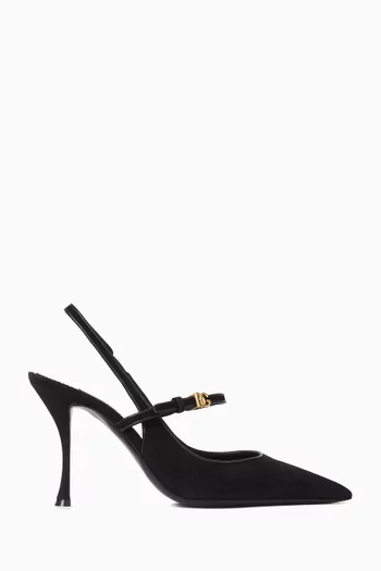 Cardinale Slingback 90 Pumps in Suede