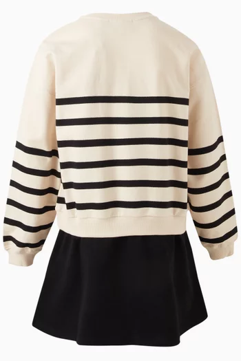Striped Terry Dress