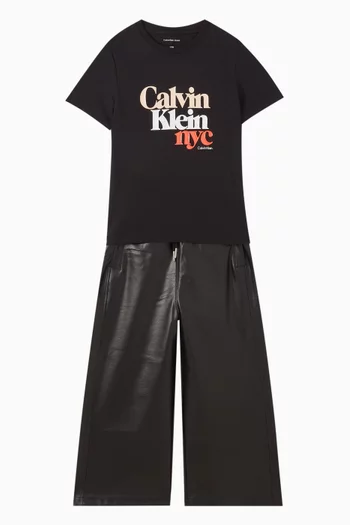 NYC Logo T-shirt in Cotton