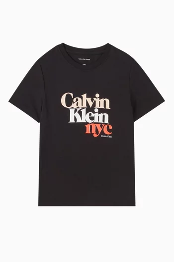 NYC Logo T-shirt in Cotton